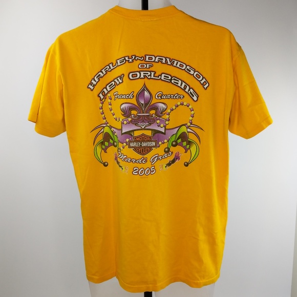 Harley-Davidson Other - Vintage 2005 Harley Davidson Mardi Gras Shirt